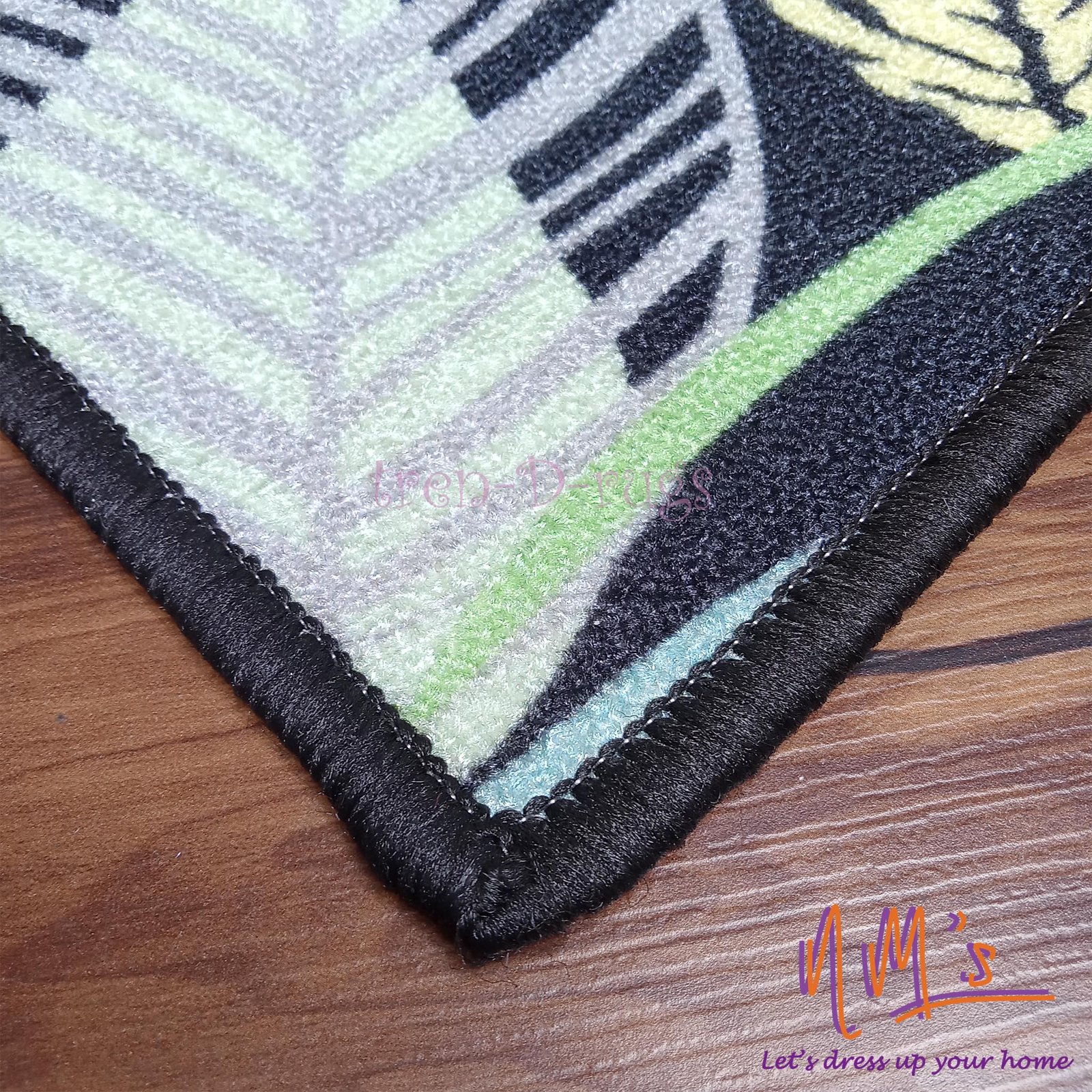 Tren-D-rugs Karpet digital print stylized flower permadani 150 cm x 200 cm - Gambar 9