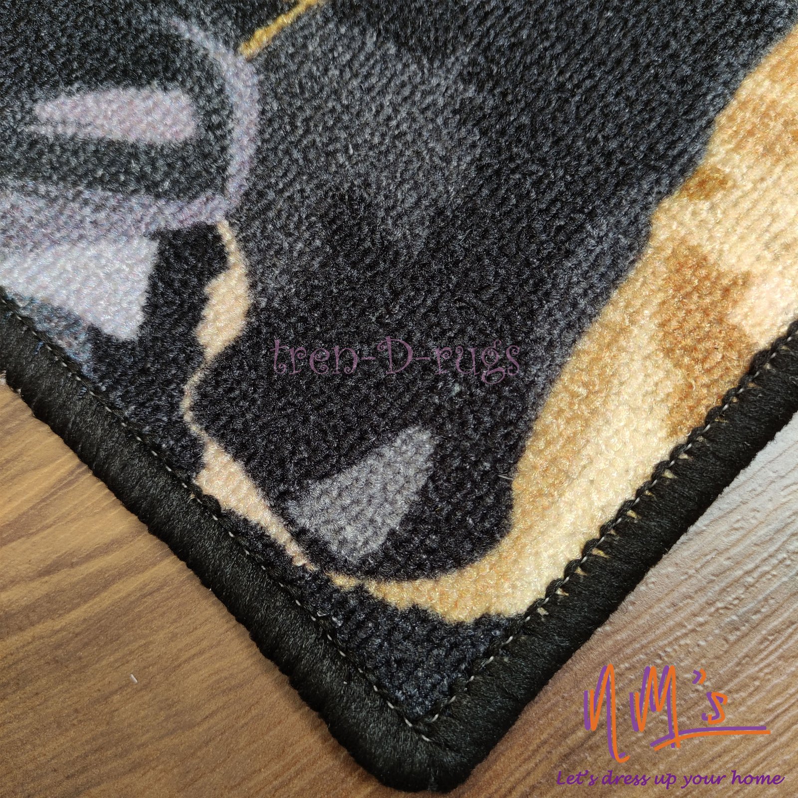 Tren-D-rugs Karpet digital print stylized flower permadani 100 cm x 150 cm - Gambar 29