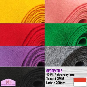 Karpet geotekstil non woven kain laken beludru